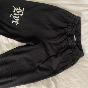 Adika Black “Bye” Sweatpants